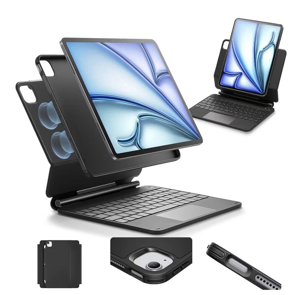 ESR iPad Air 11 / iPad Pro 11 Keyboard Case Trackpad Backlit Open Box